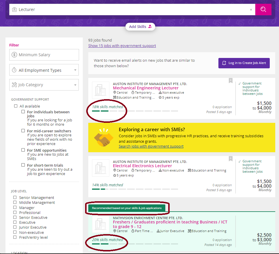 mycareersfuture singapore Images High Quality Grahic MyCareersFuture.sg – あなたにおススメのお仕事は? – I also can